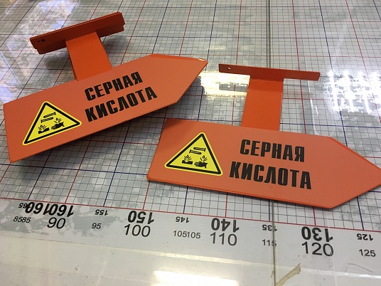Изготовление табличек из металла