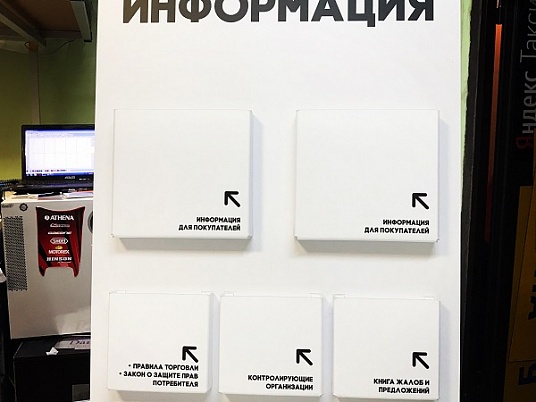 Доска информации с карманами