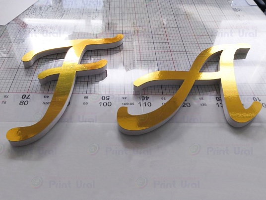 Объемные буквы