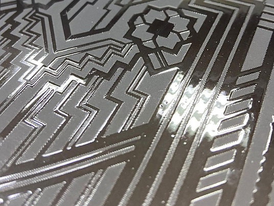 Визитки с УФ-лаком