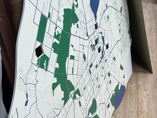 Изготовление объемных световых карт