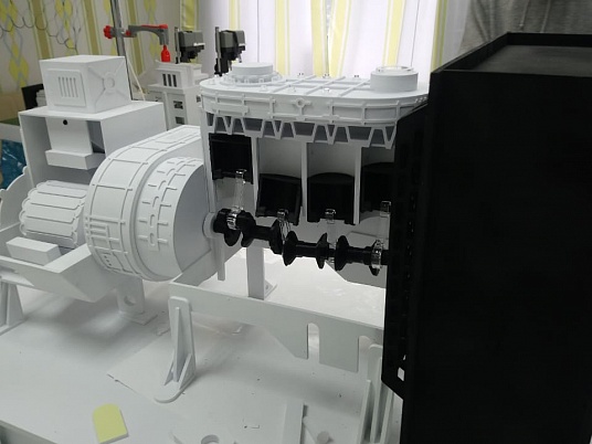 Макет дизельной электростанции